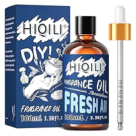 HIQILI Fresh Air Fragrance Oil 100ml for Diffuser Car Freshies, Clean Fresh Scent for Candle Making Soap Laundry 3.38 Fl Oz