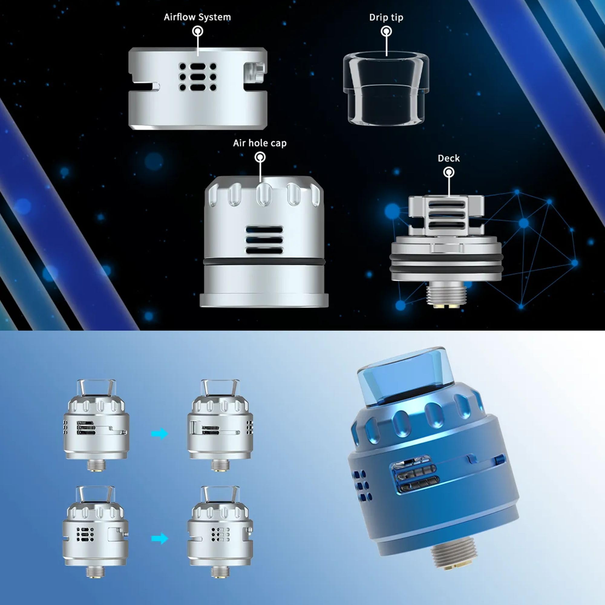 Amazon | 【Pro】Oumier Wasp Nano RDA Pro φ23.5mm ワスプ ナノ プロ 
