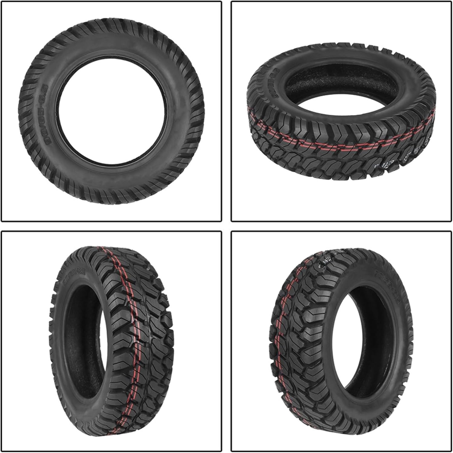Off Road 11 Inch 90/65-6.5 Tubeless Tire for Dualtron and Ultra, for Zero for 11X Electric Scooter Rubber Construction