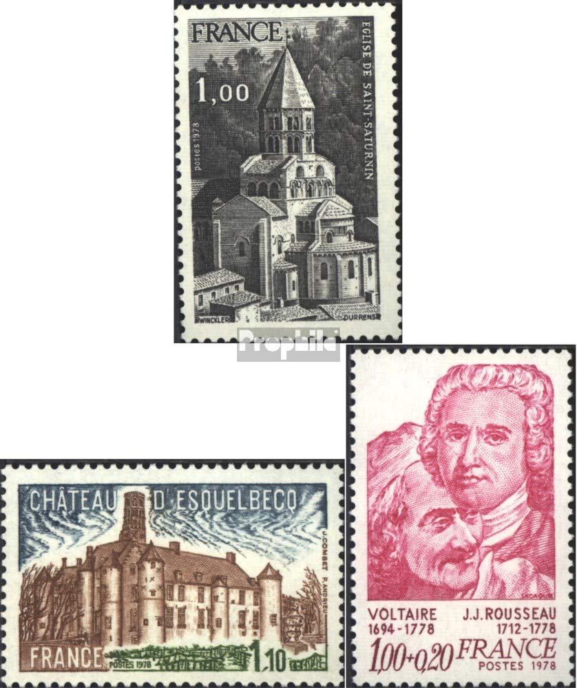 Prophila Collection Frankreich Briefmarken 2129-2130 Rotes Kreuz 1978 Postfrisch MNH - Sammlerqualität