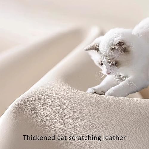 Miniatura 6 de JKGHK - Sillas de comedor de cuero, sillas de cocina tapizadas, sillas de sala con respaldo envolvente, silla de vestíbulo con patas de metal, silla