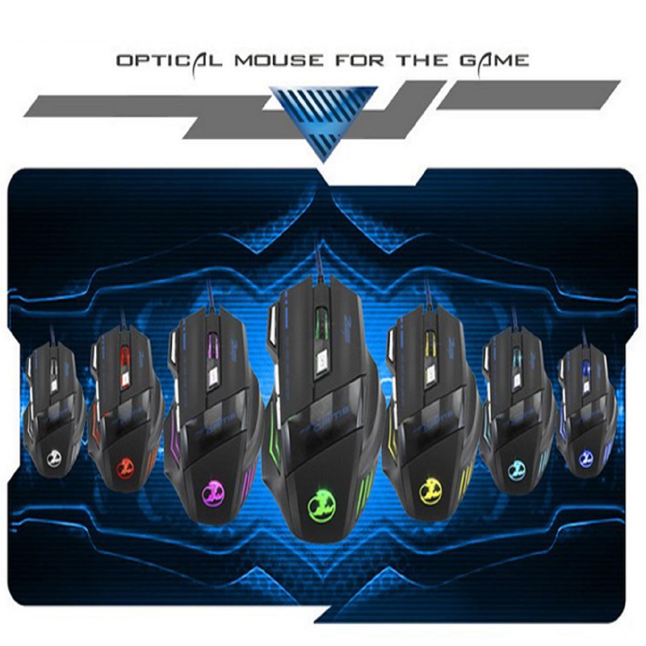 Zelotes 5500 DPI 7 Button LED Optical USB Wired Gaming Mouse Mice for Pro Gamer Buy Online in