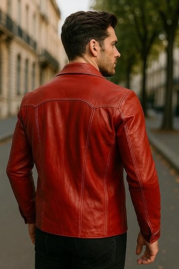 ファイトクラブ　レザーライダースジャケット M ファイト・クラブ レザー・ジャケット | 革ジャンのマックス