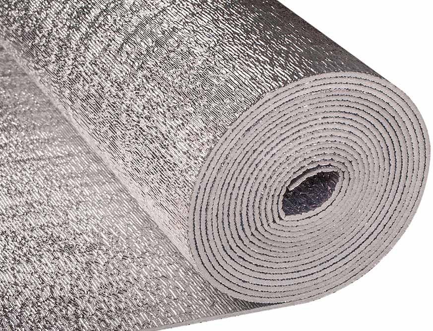 Reflective Thermal Foil Foam Insulation- (4 X 50 Ft Roll) Commercial Grade, Radiant Barrier, Garage Door Insulation Kit, Weatherproofing Roofs, Attics, Windows, RV's, Soundproofing, Noise Insulation