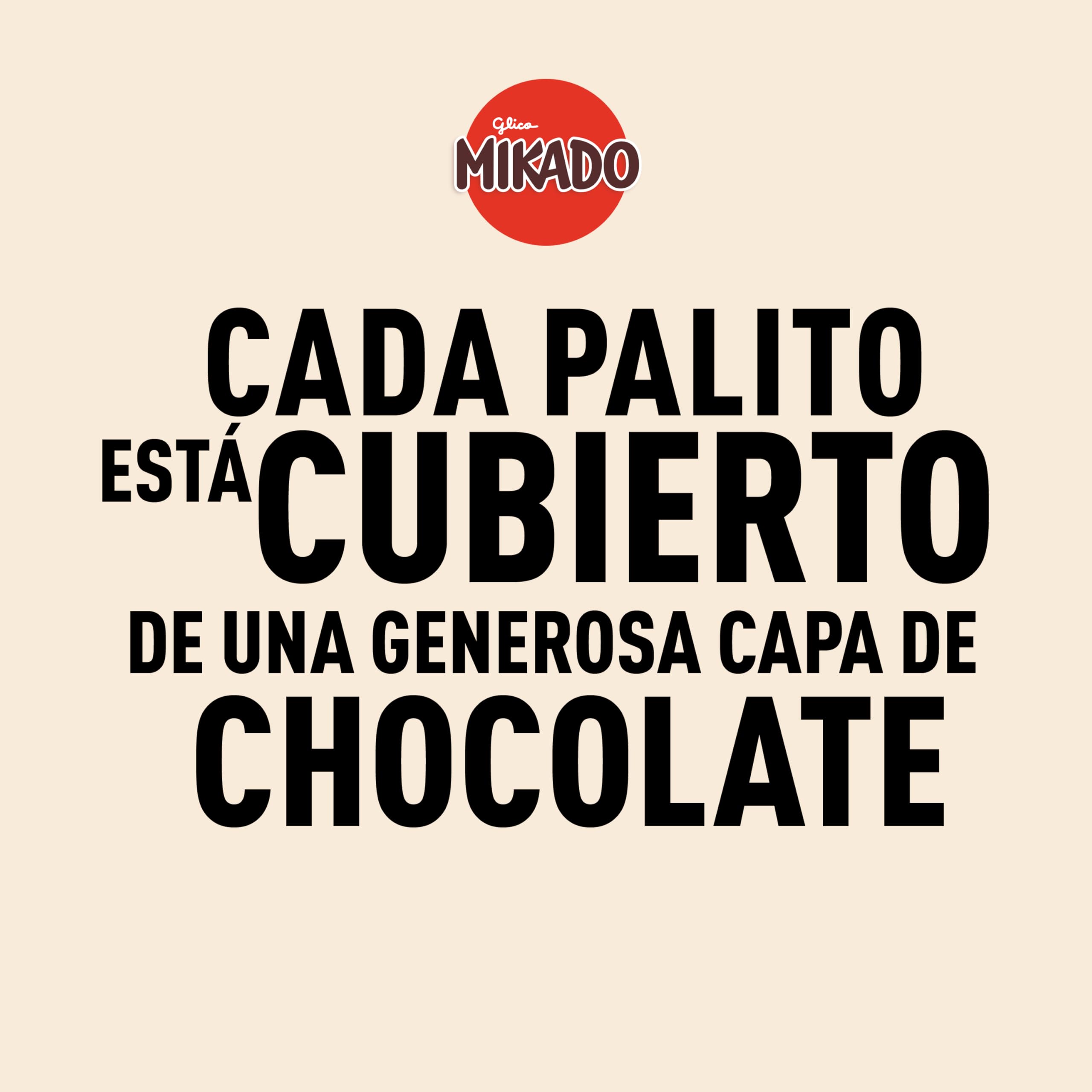 Mikado - Palitos De Galleta Chocolate Negro