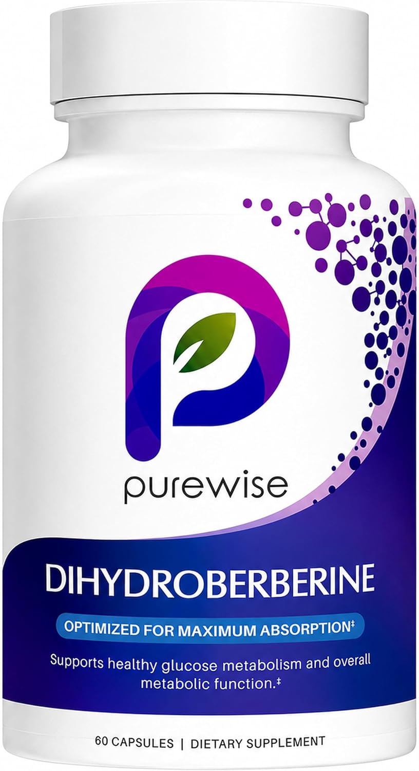 Naturals Dihydroberberine with Organic Ceylon Cinnamon Extract | High-Absorption Berberine Supplement | Daily Metabolic Wellness & Energy Support | 60 Capsules