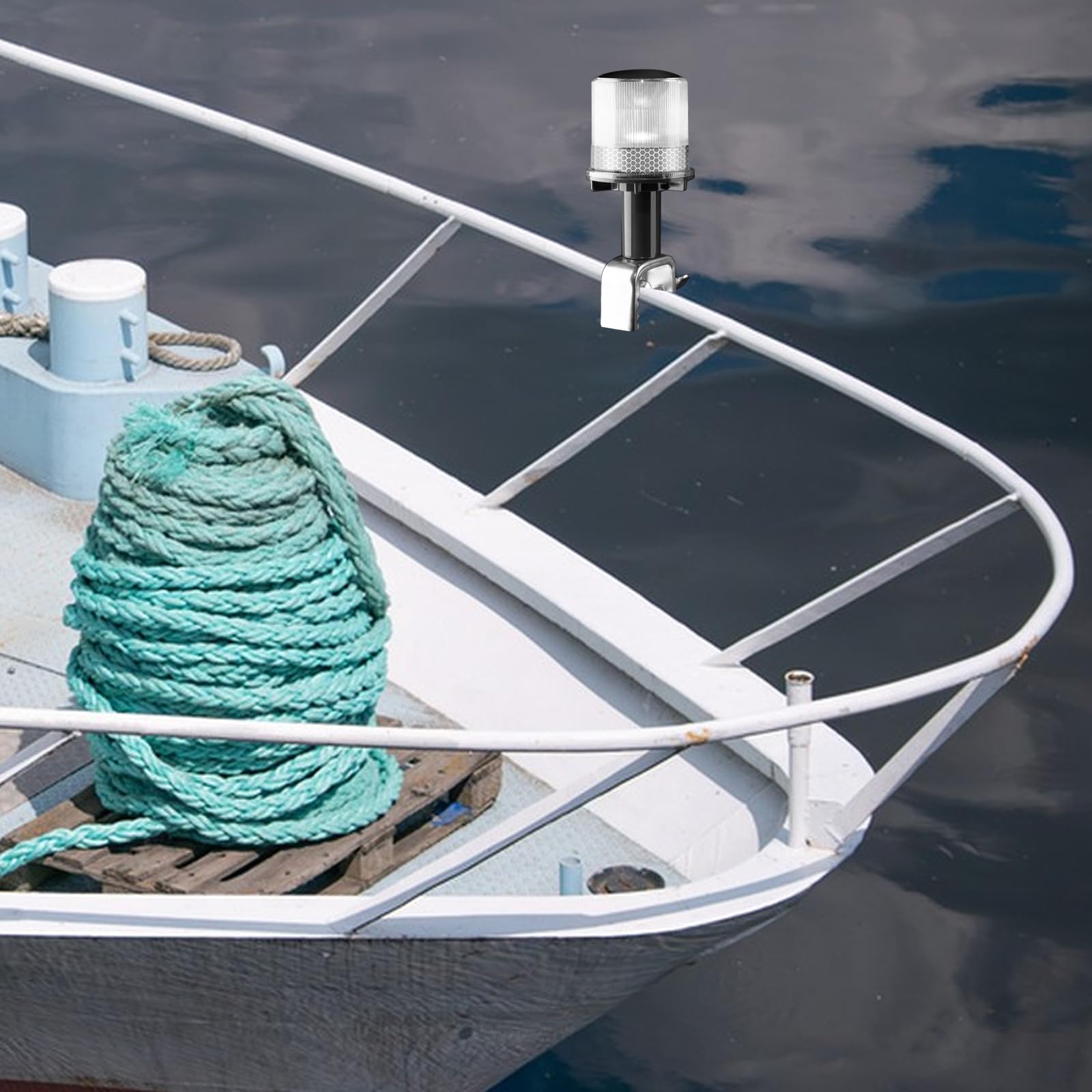Schiffsnavigation Leuchte, IP65 wasserdichte LED-Navigationsleuchte mit 3 umschaltbaren Farben (Dauerlicht und Blinklicht) für Boote und Yachten