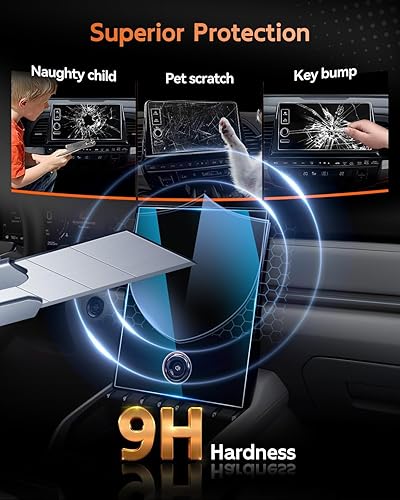 Vista 270 de CDEFG Cristal templado para Chevrolet Silverado/GMC Sierra 2025, pantalla táctil de 13.4 pulgadas, accesorios para Chevy Silverado/Sierra 1500