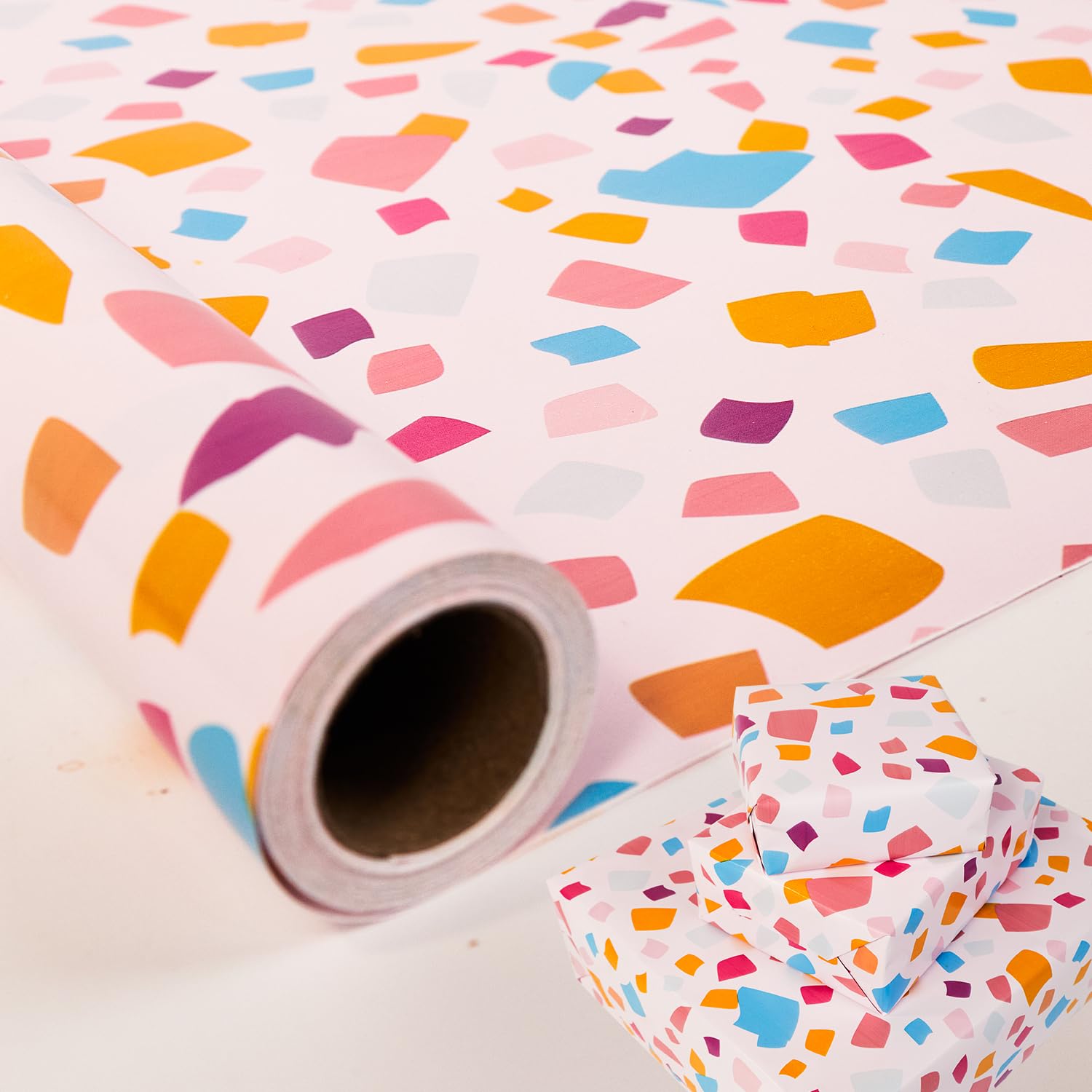 Birthday Wrapping Paper Roll,43cm x 10m Colorful Wrapping Paper,Gift Wrap paper for Birthday,Christmas,Party, Festive Decorations (suishi)