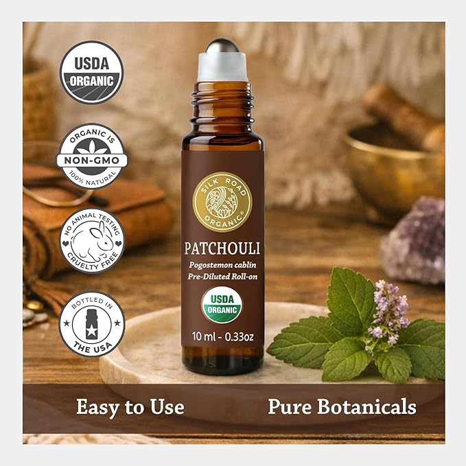 Aceite Esencial Orgánico de Patchouli Roll On 10 ml miniatura 5