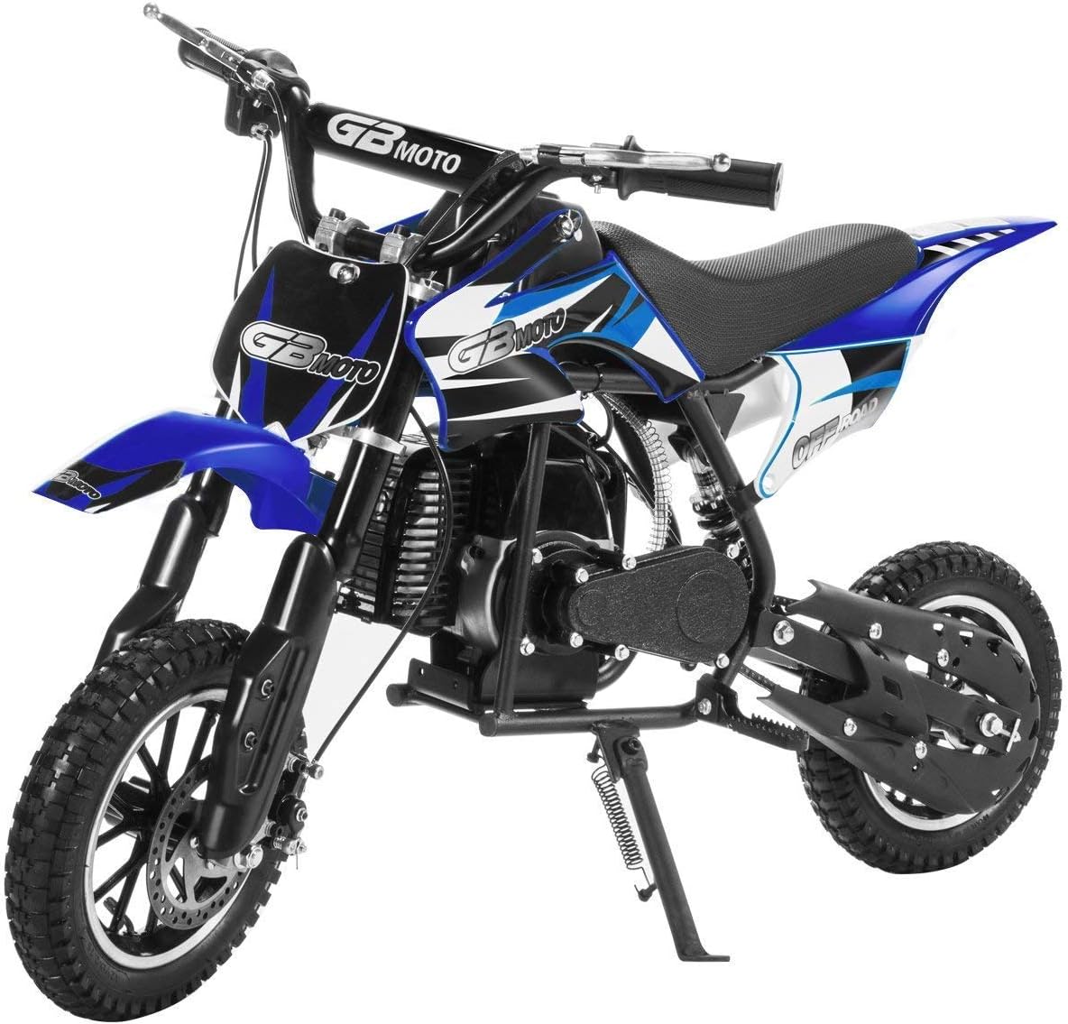 Superrio49CC 2-Stroke Gas Power Mini Dirt Bike (Blue)