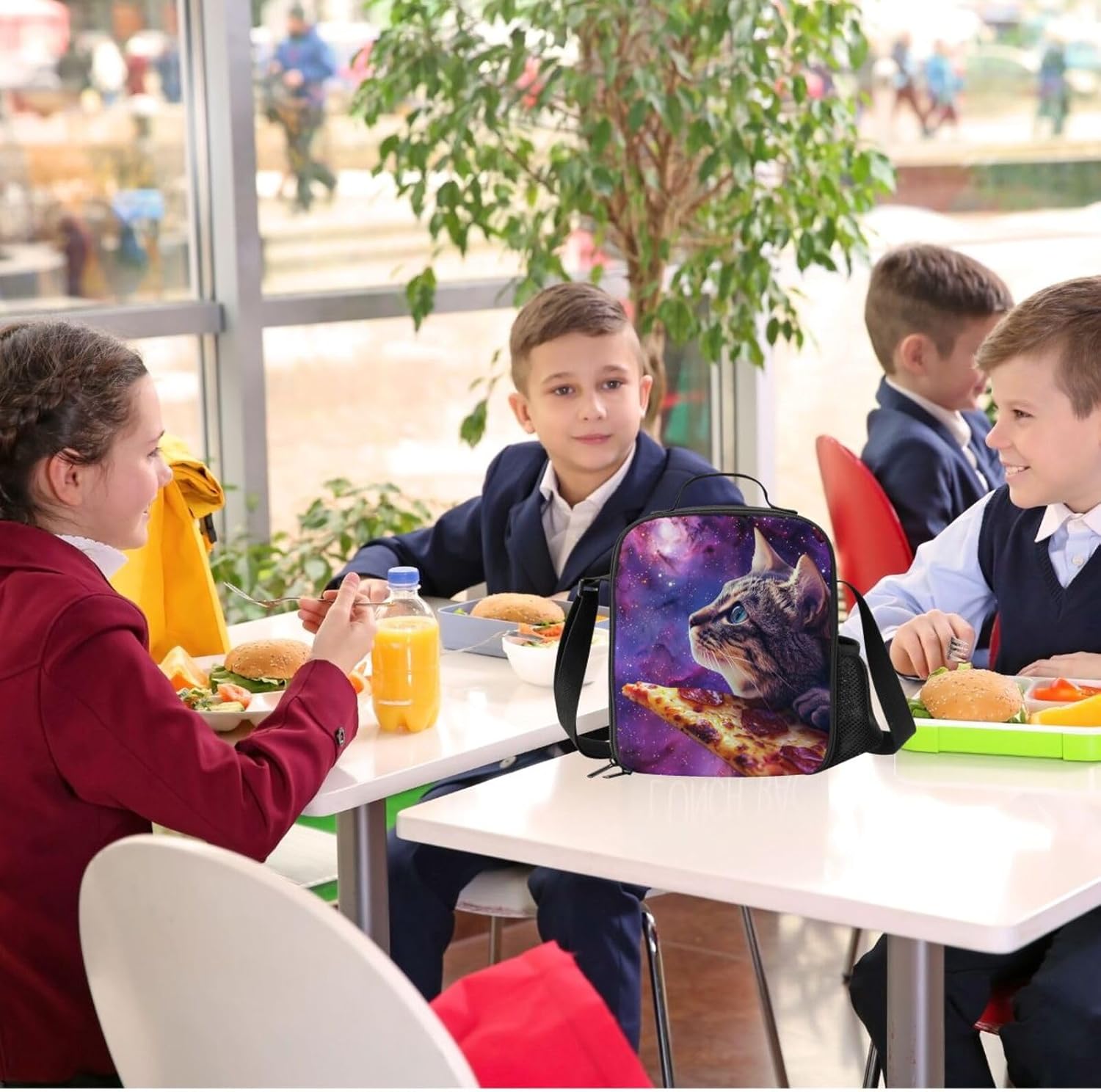 Galaxy Cat Lunch Box Insulated Meal
