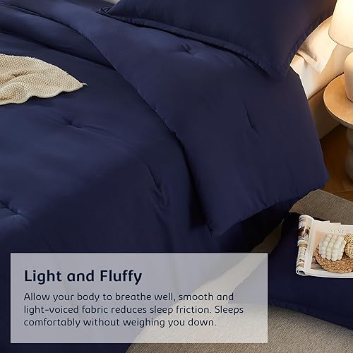 Miniatura 5 de Quataly Juego de edredón tamaño Queen de 3 piezas, suave, ligero, transpirable, para todas las estaciones, tamaño Queen (edredón de 90 x 90 pulgadas