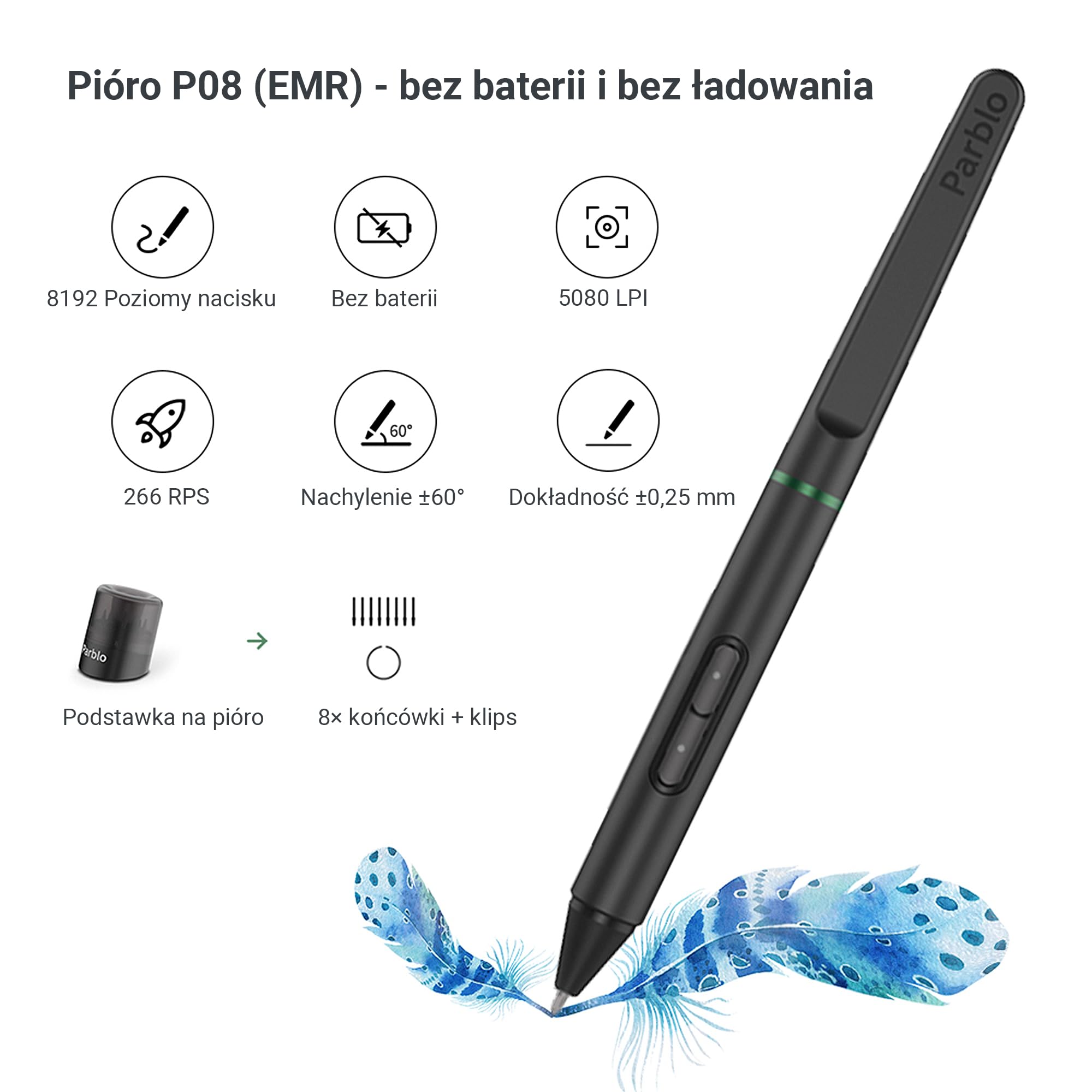 Intangbo S Purple - tableta gráfica de 6 × 4 pulgadas para dibujo, lápiz sin batería con niveles de presión 8192, soporte de inclinación, USB-C, compatible con Windows/Mac/Android