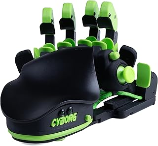 AZERON Cyborg Gaming Keypad – Programmable One Handed Gaming Keyboard for PC Gaming – with Analog Thumbstick and 29 Programmable Keys – 3D Printed Keypad – for Righties