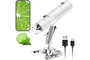 Portable Phone Microscope: Wireless Digital Microscopes 50X to 1000X Magnification, Compatible with...