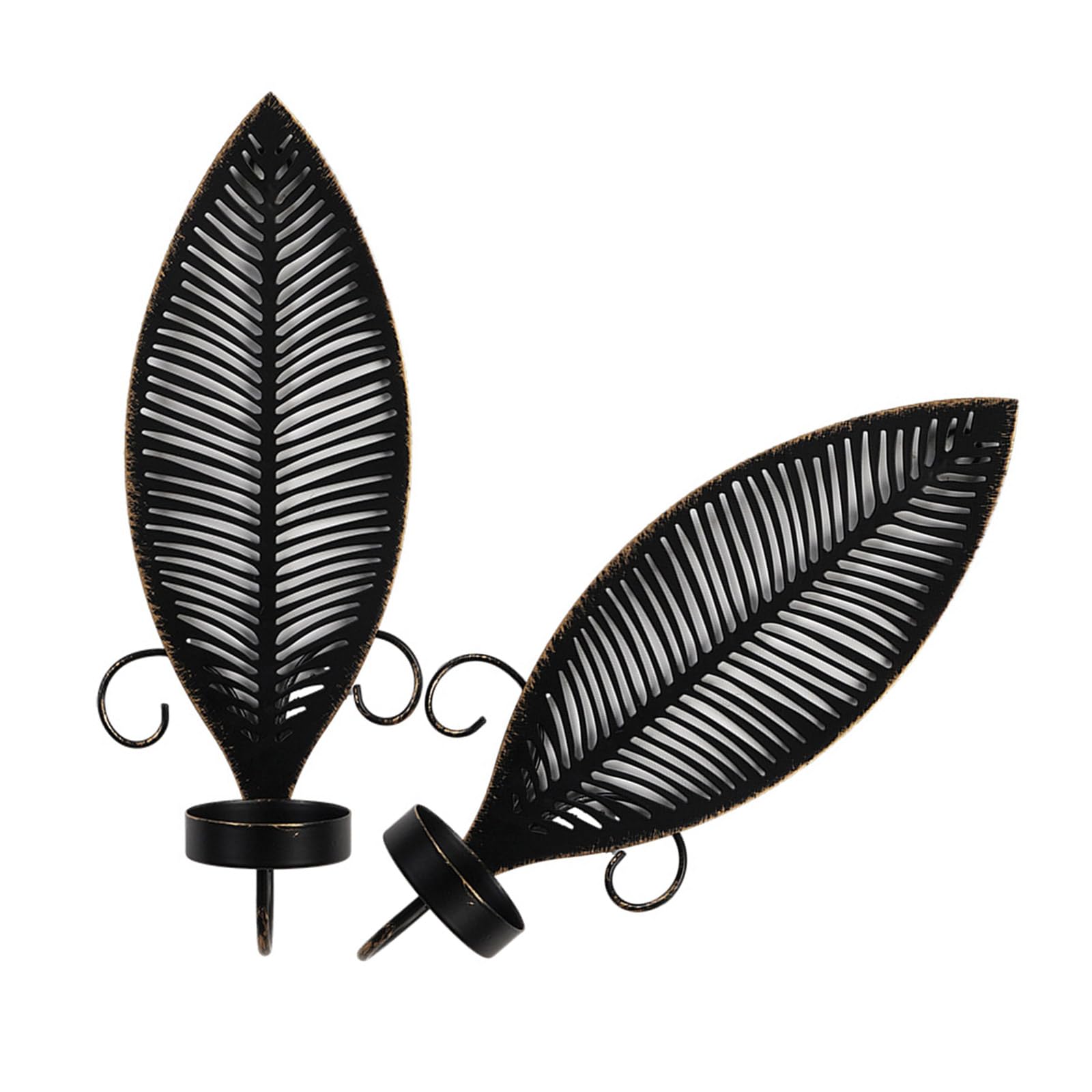 Yhplxyuus Wall Mount Sconces Holders Unique Decorative Wall Candlestick Holder Sconce Decoration Party Candlelights
