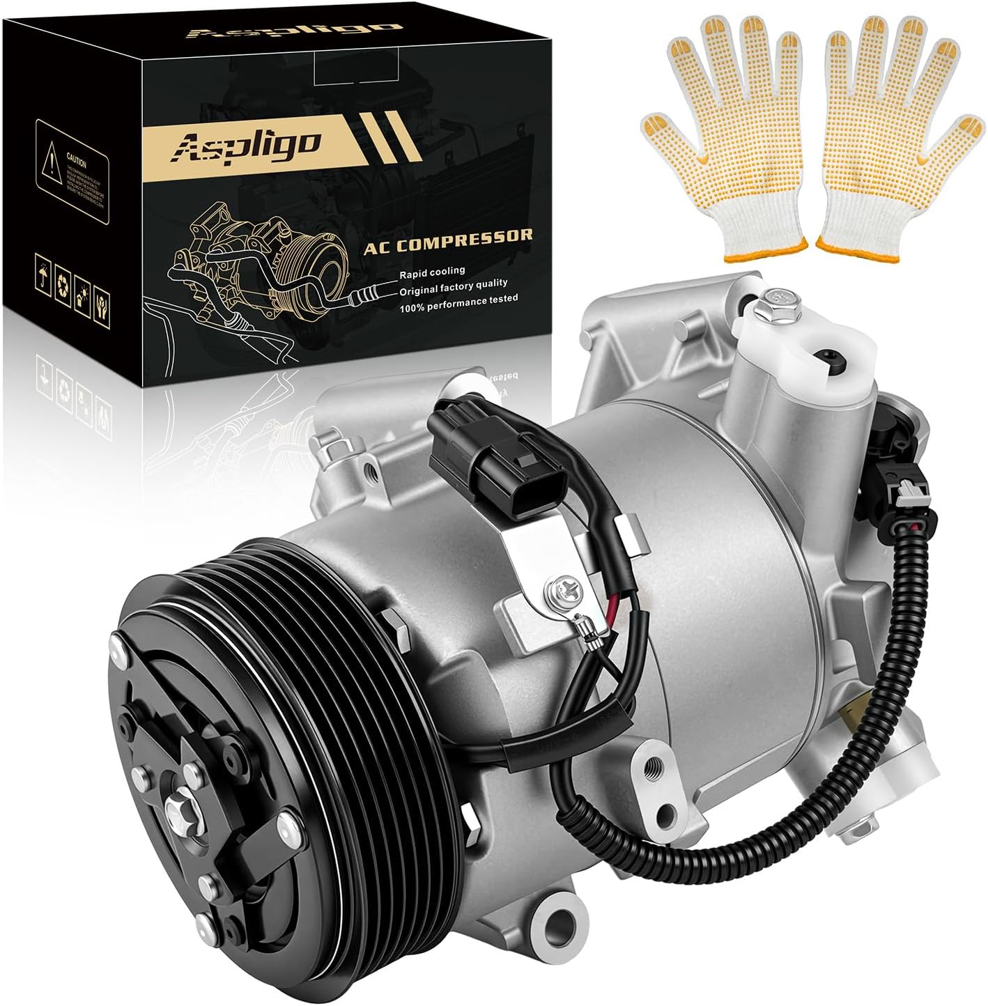 CO 29304C A/C Compressor with Clutch Compatible with Honda Civic 2016-2021, CR-V 2017-2022, Fit 1.5L Engine Only, CO 29304C, 198277