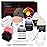 CHASPA Halloween Liquid Latex Special Effects SFX Makeup Kit - Scar Wax + 2 Btl Liquid Latex + 2 Btl Fake Blood + Spatula Tool + 2Pcs Stipple Sponge + 4Pcs Makeup Sponges + Cotton Swabs