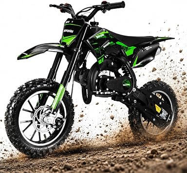 Kids Dirt Bike Gas Powered, 50cc Pocket Trail Bike