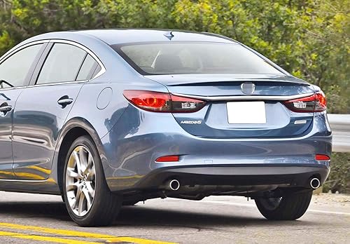 Miniatura 4 de iJDMTOY Lentes reflectoras de parachoques trasero de lente roja compatibles con Mazda 3 5 6, OE-Spec LH RH ensamblaje