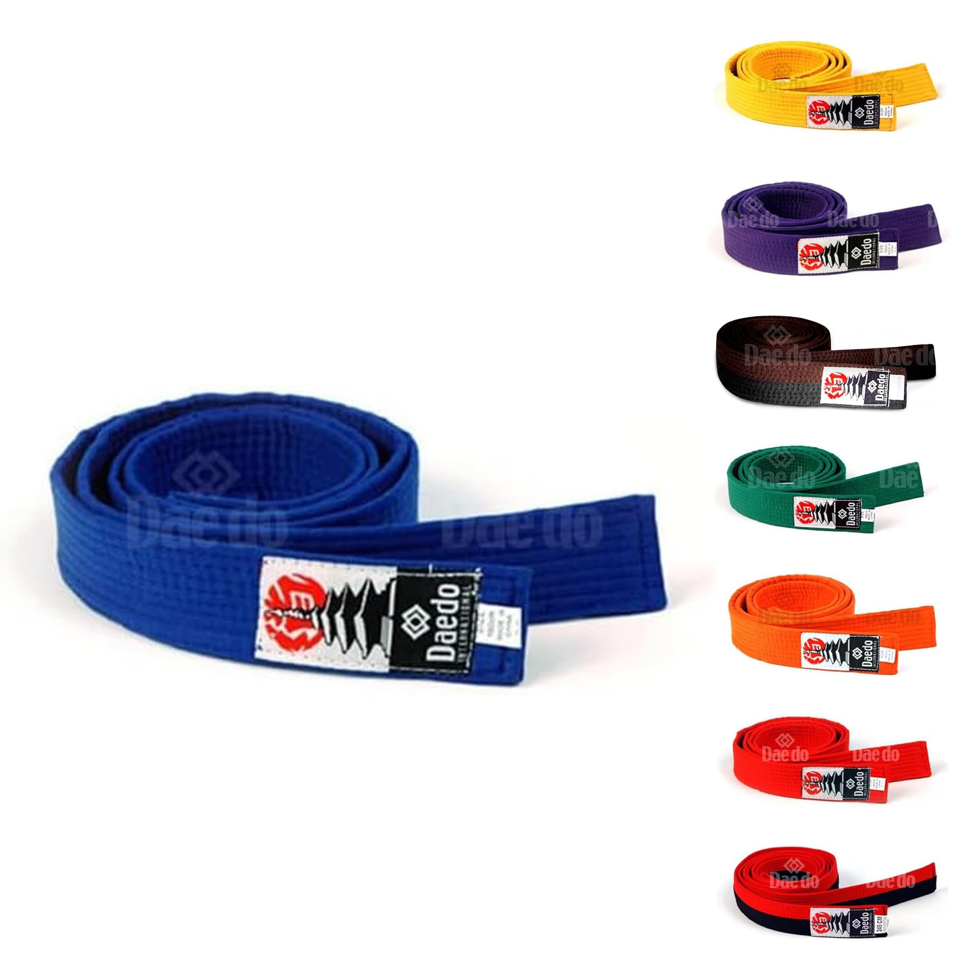 Daedo Taekwondo Color Belt for Adults and Kids, 280 cm/110