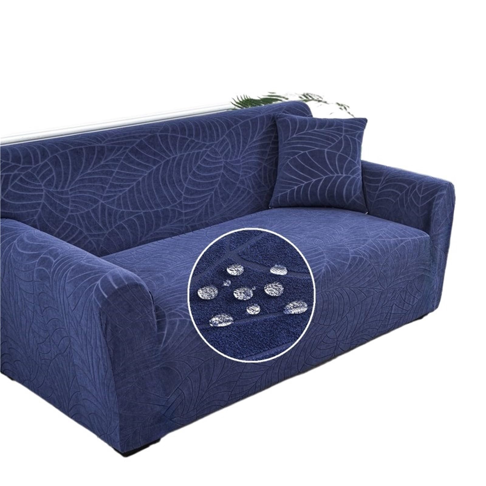 Housse de canapé d'angle élastique et extensible en jacquard