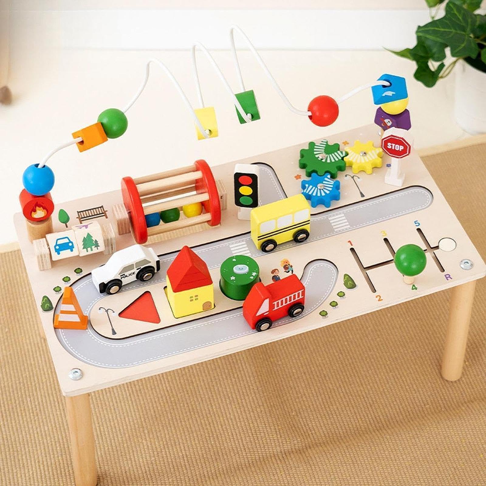 Table D'activités, Motricité Fine, Jouet D'éveil pour Enfants Dès 1 An
