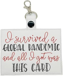 I Survived A Global Pandemic Vaccination Card Holder, Vaccine Document Protector