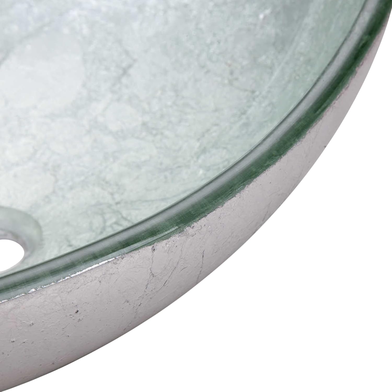 Novatto NSFC-70328031001ORB Argento Oval Glass Vessel Bathroom Sink Set, Oil Rubbed Bronze