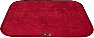 Aladino il tappeto Magico Original Indoor/Outdoor Doormat for Home, Bathroom & Kitchen – Non-Slip, Washable, Ultra Absorbent, Available in Various Sizes and Colours, Made in Italy 43 x 60 cm, Bordeaux