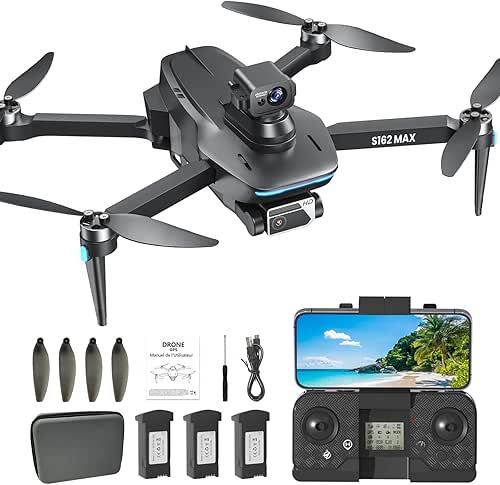 S162 MAX Drone avec camera 8K professionnel GPS Quadricoptère télécommandé