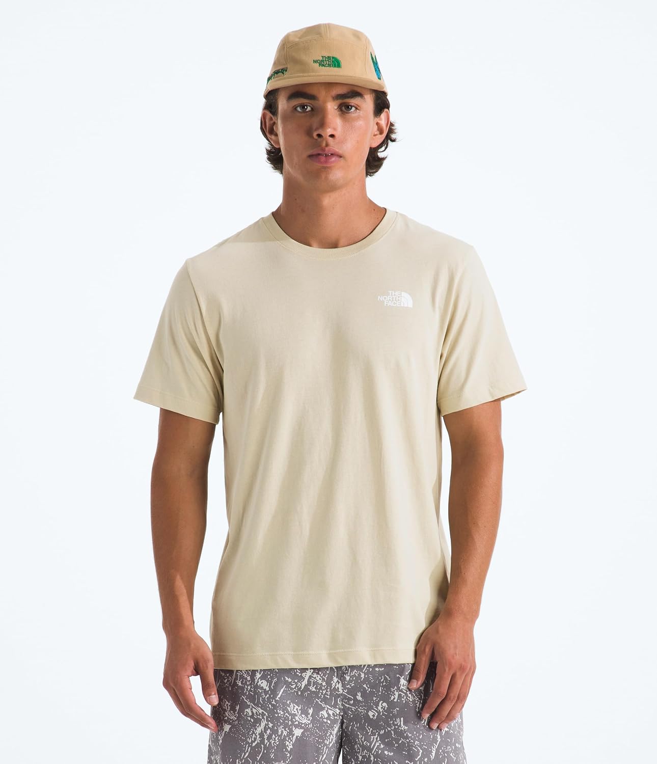 The North Face Men's Never Stop Postcard Short-Sleeve Tee - Casual Stylish Graphic T-Shirt, Regular Fit, Soft Cotton Fabric