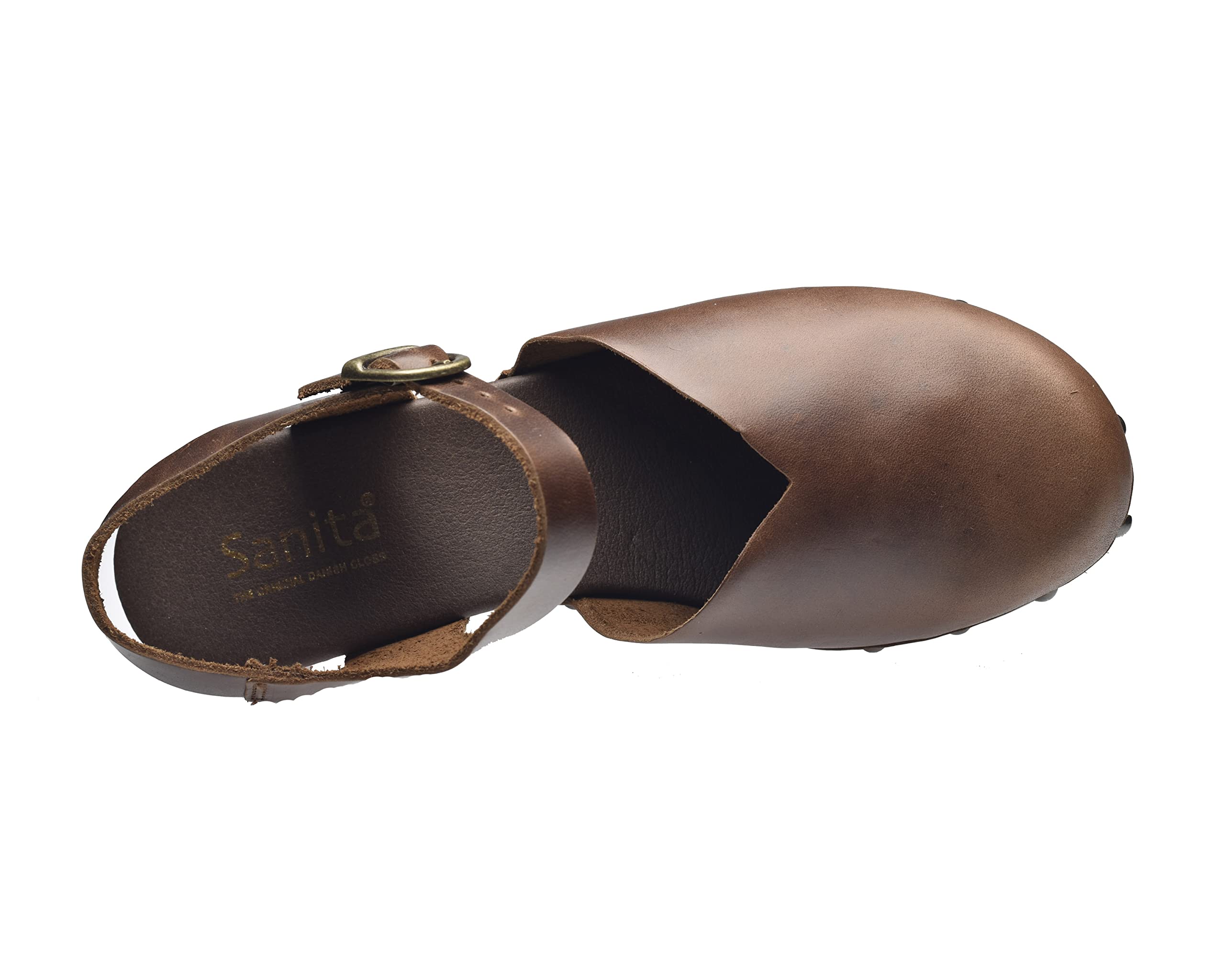 Sanita, NON Wood - SOLAIMA Sandal Leather, Scarpe Sandali Zoccoli Moda Casual Fashion
