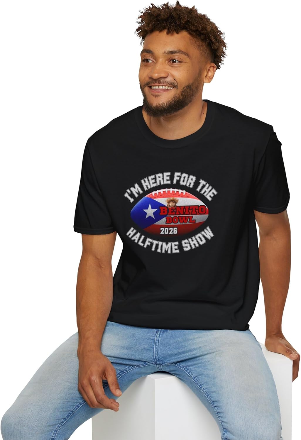 Benito Bowl Halftime 2026 Shirt T-Shirt, Benito Bowl Shirt, Football Fan Gift, Benito Tee, Puerto Rico Boricua Heritage Tee - Image 4