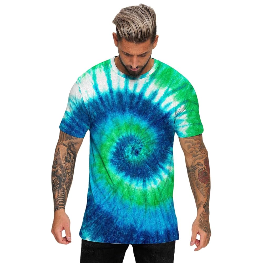 Chemise De Pêche Huk Homme - Manches Longues - Bleu Camouflage Tie-dye - Taille M