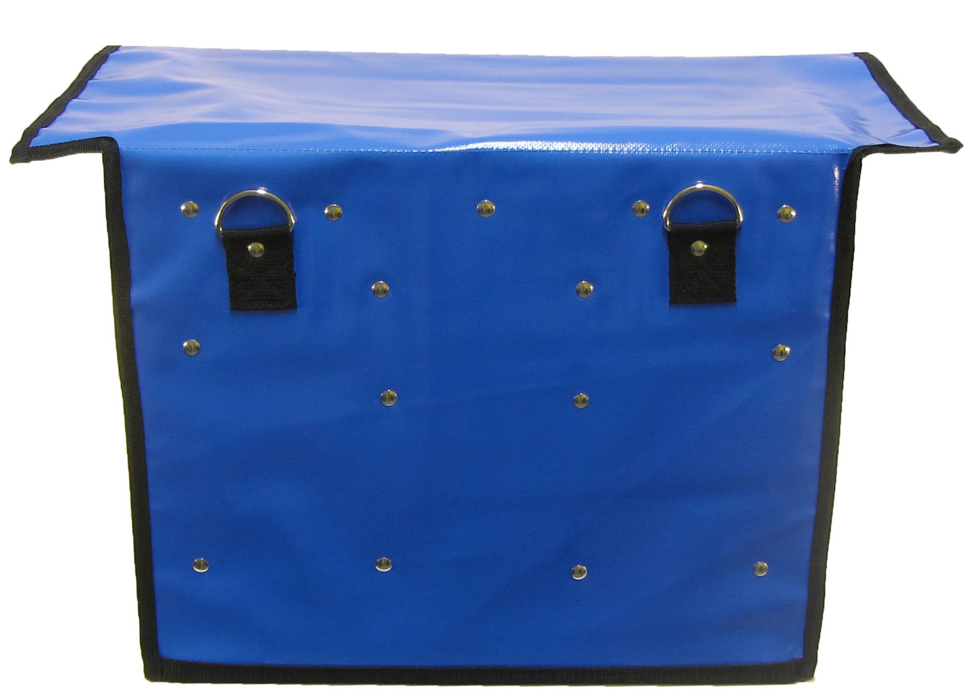Zeitungsroller Zeitungswagen Multi 2 mit Zwei blauen Zeitungstaschen aus LKW-Plane, Zustellerbedarf