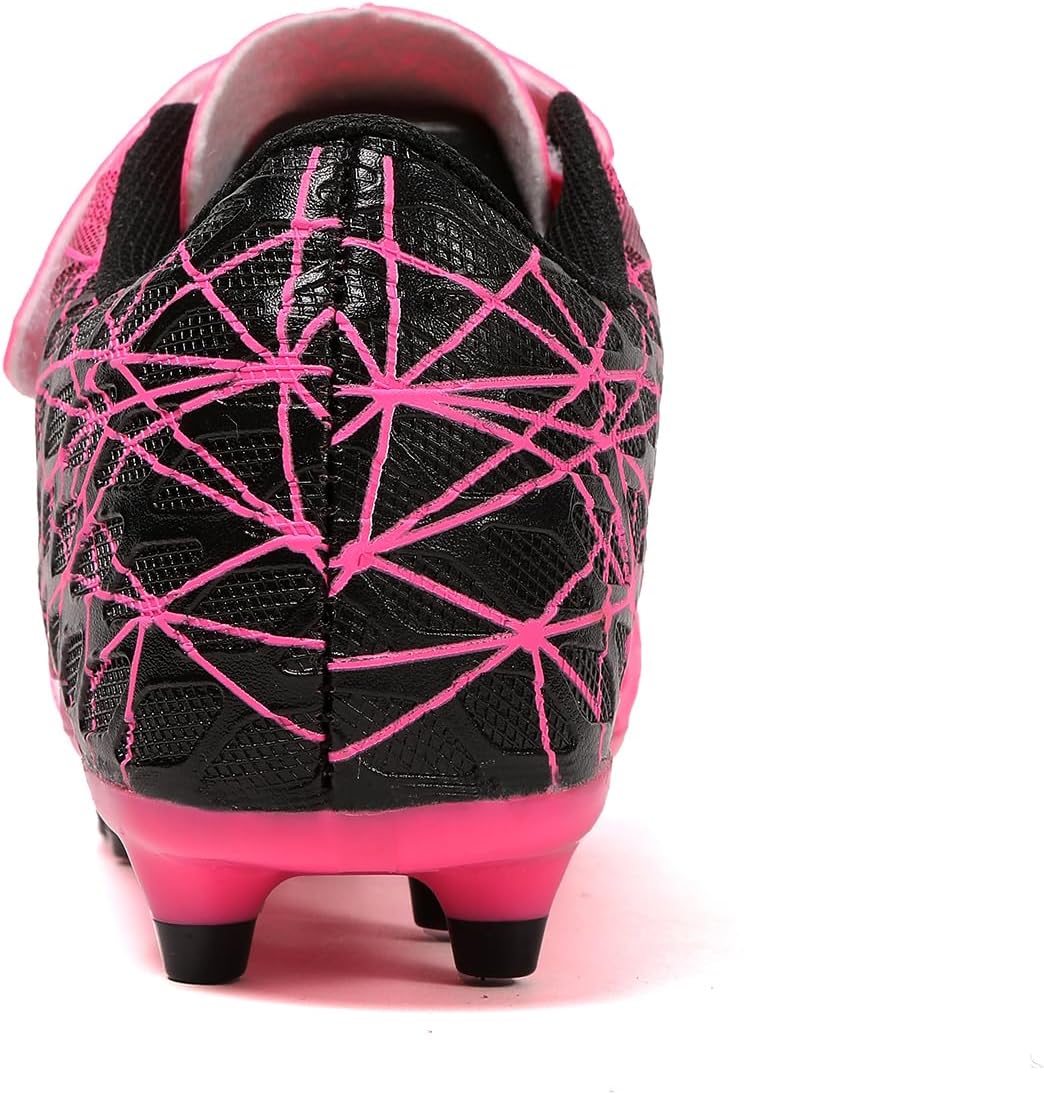 Soccer Cleats, Kids Firm Ground Football Shoes, Boys Girls Athletic Outdoor - Image 5
