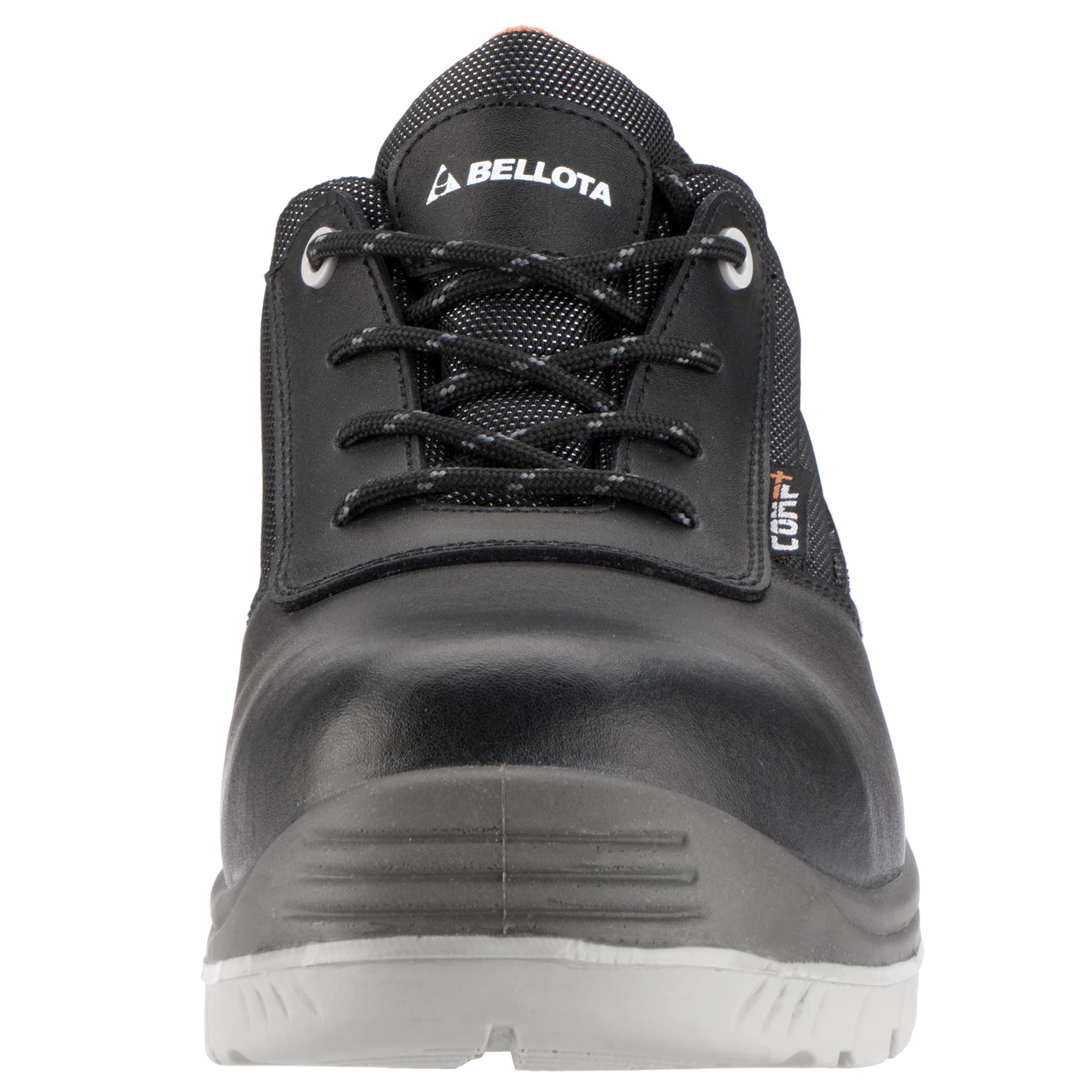 Bellota 72308NJS3 - Zapato de Seguridad Comp+ Negra S3 de Hombre y Mujer de Piel Hidrofugada Lisa, Acolchada y Resistente