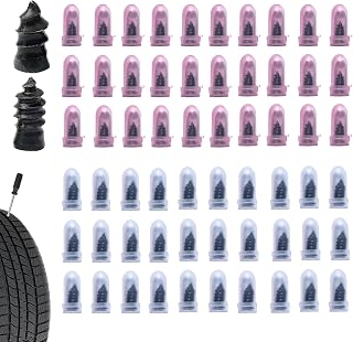 PINKJOY 60 Pcs Tire Repair Nails Self-Tapping Screw Rubber Screw Tool Self-Service Tire Repair NAI for Car Motorcycle Truck