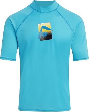 Kanu Surf Mens Abacos Rashguard UPF 50+ Sun Protection Swim Shirts Rash Guard