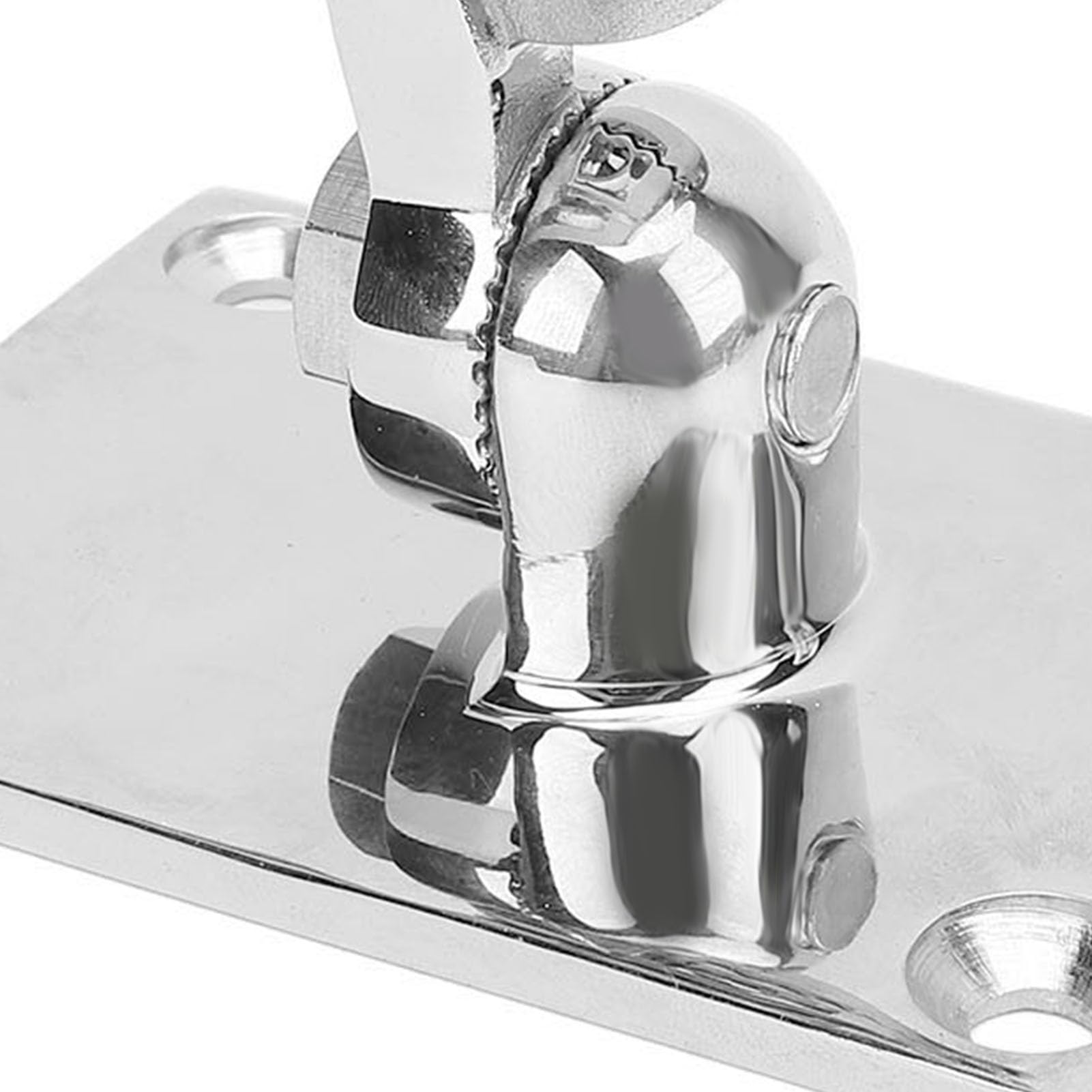 Supporto Antenna VHF Marino Base Rachet Acciaio Inox 316, Antenna Marine | Polished Mirror Finish, Fits Boats Rvs yachts, Marine Grade Steel, Secure Ratchet Mechanism