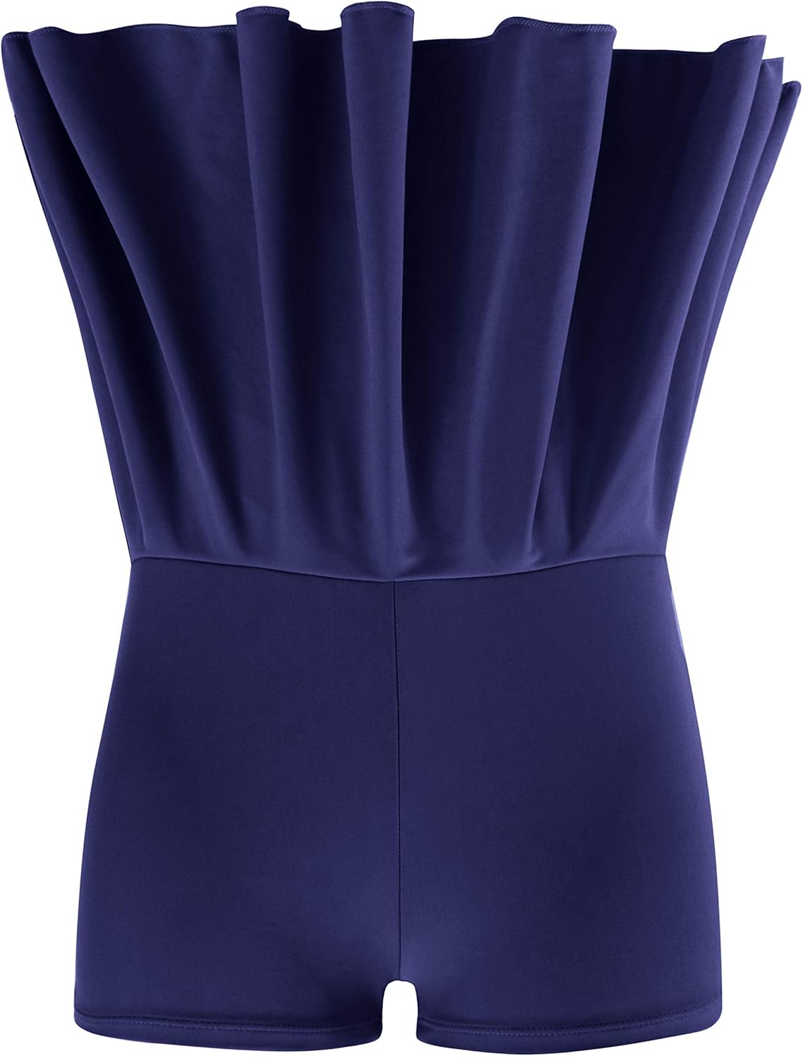 AONTUS Plus Size Contrast Color Swimsuits Tummy Control Boy Shorts for Women with Quick-Dry V-Neck