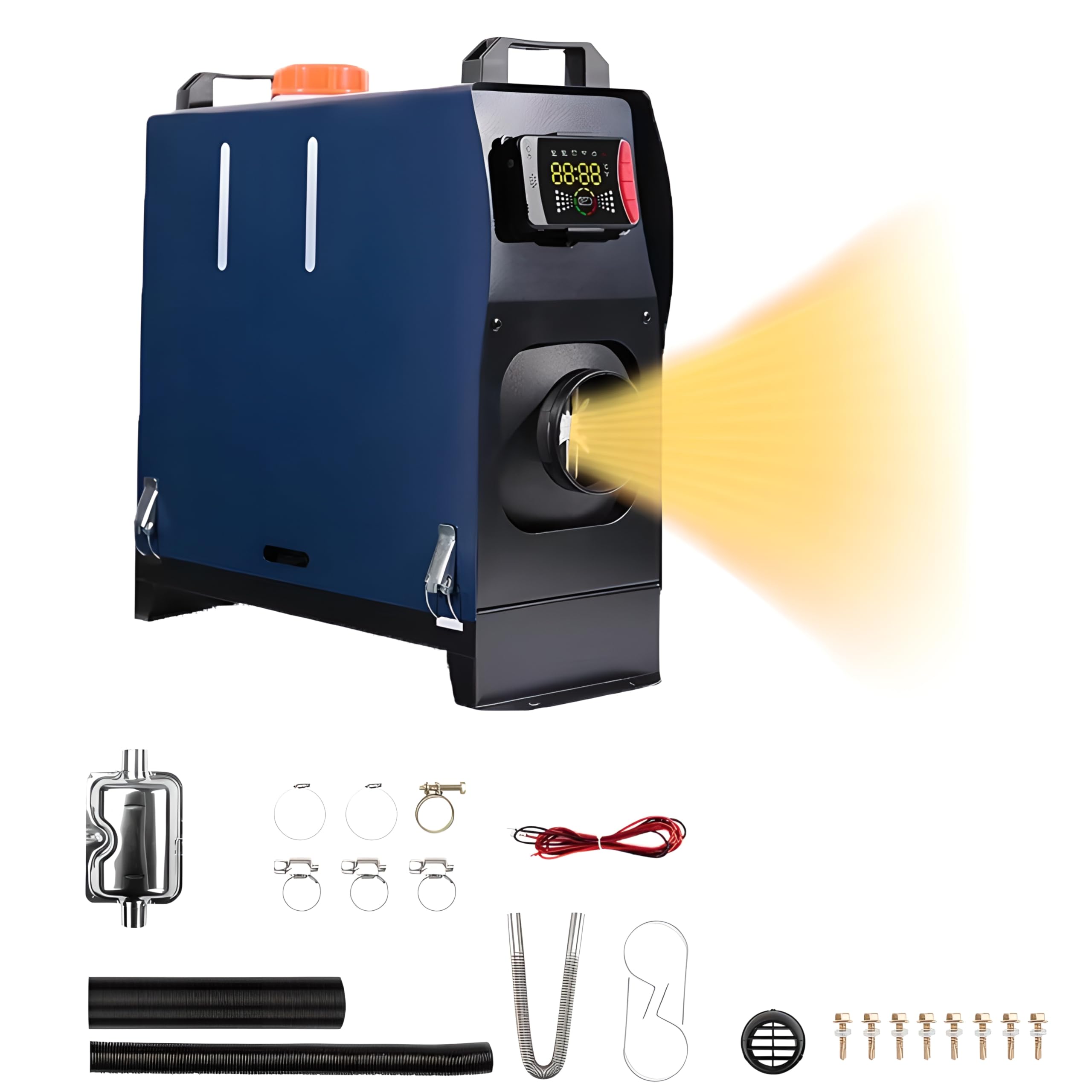 Chauffage diesel silencieux 5000W doté d'une télécommande longue portée - 8