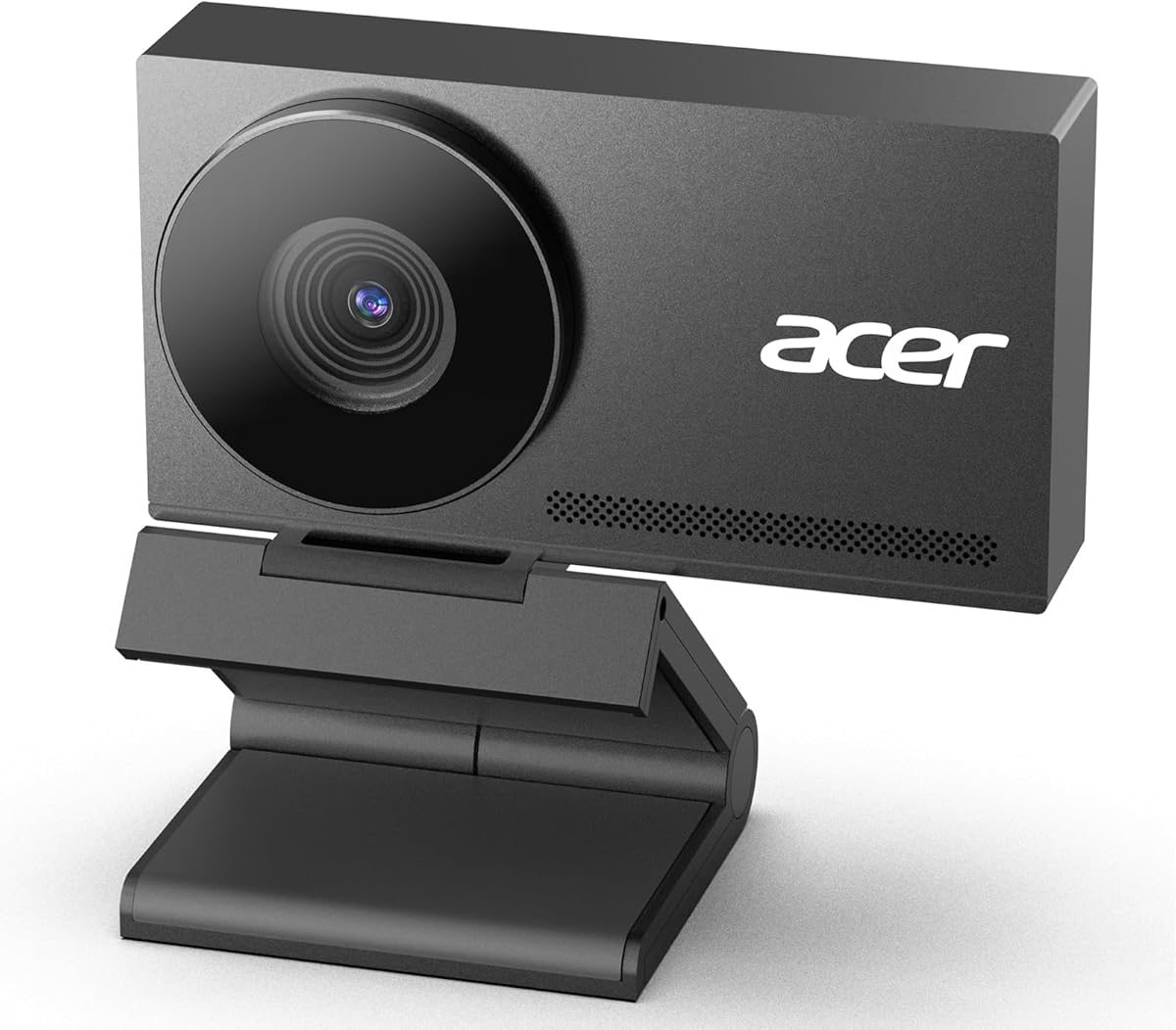 acer 4K Webcam for PC/Mac with Sony 1/2" Sensor, PDAF Autofocus, 2 Noise Reduction Mics, Privacy Cover, Lightweight, Aluminum Alloy Fast Cooling, Streaming Camera for Live Meeting Commerce Gaming
