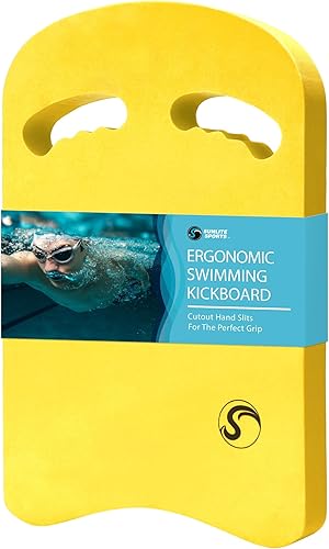 Miniatura 14 de Sunlite Sports Tabla de Patadas para Natación - Talla Única para Todos - Una Gran Ayuda de Entrenamiento para Niños y Adultos 2) Junior Amarillo,2)