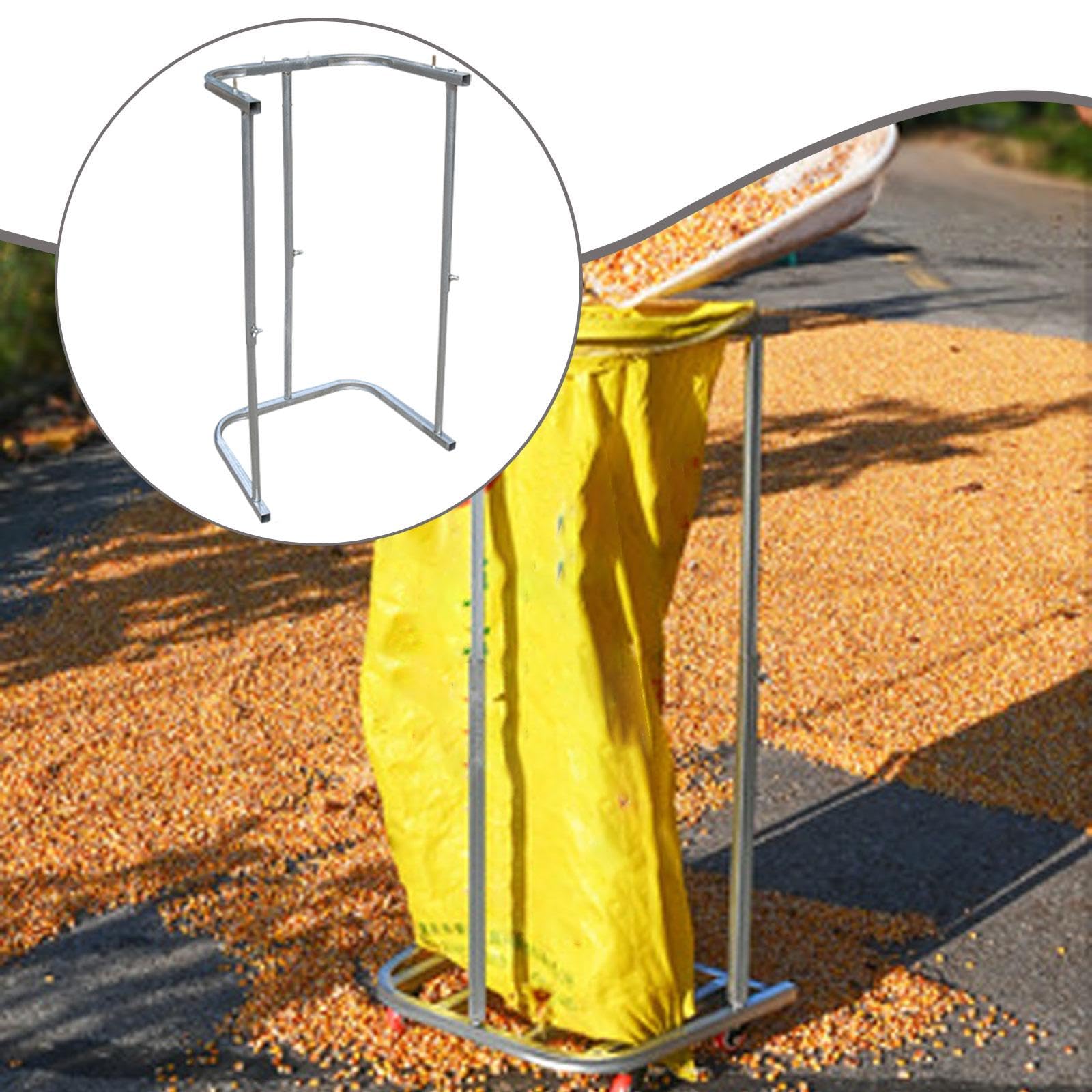 SZLIFE Supporto per Sacchi della Spazzatura in Metallo, Versatile e Leggero, Ideale per Giardinaggio, Cucina, Armadietti, Prato, Cortile e Campeggio, Nessuna Ruota