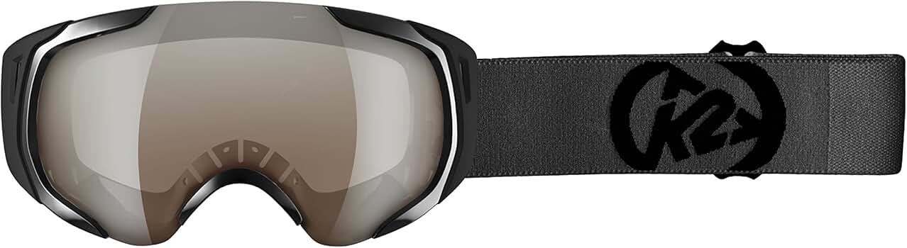 K2 ミラーレンズゴーグル オレンジ系 球面レンズ スキー、スノーボード  