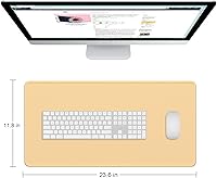 Vista 135 de Dapesuom Alfombrilla grande para mouse, alfombrilla de mouse para juegos extendida con bordes cosidos, alfombrillas de escritorio de tamaño completo