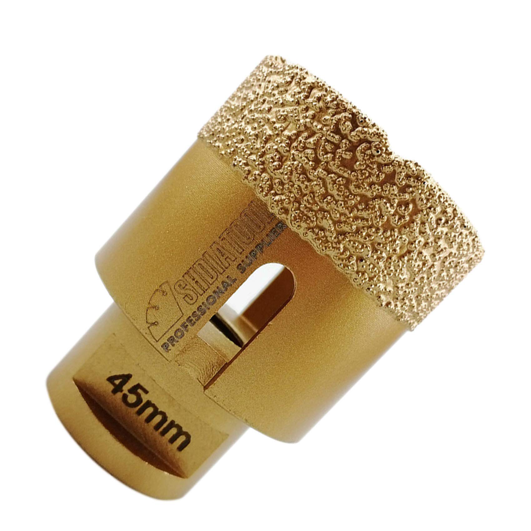 SHDIATOOL Diamond Drill Core Bit Diamter 45mm for Porcelain Tile Granite Marble Dry Drilling